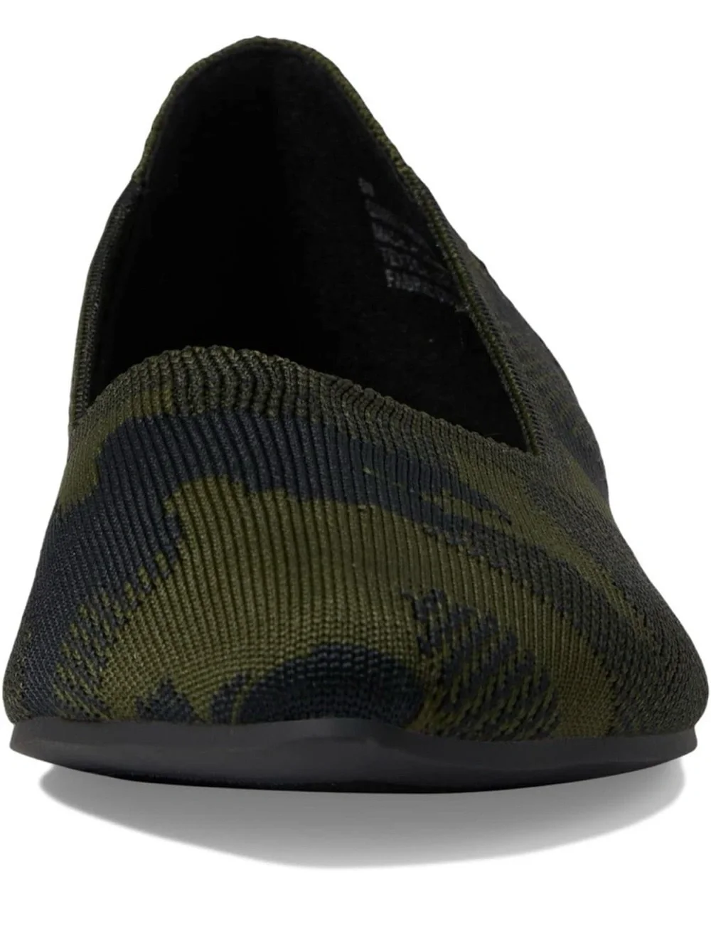 MIA Kerri Pointed Toe Knit Flats in Camo - Women (6)
